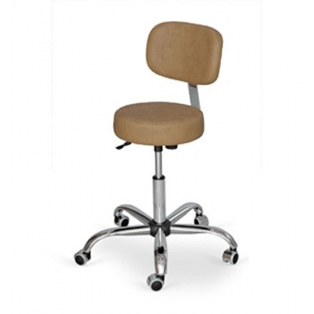 Taboret lekarski z oparciem Stella II